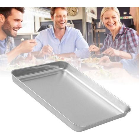BelleRise – Brotbackblech – Verstärkter Edelstahl – Backofen, Grill, Dampfgarer – Hotel und Haushalt – Mittlere Größe (1/5)