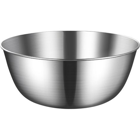 Mixing Bowl Large Capacity Thickened Stainless Steel Baking Cooking Basin for Kitchen 22x10cm/8.7/3.9in 2200ml