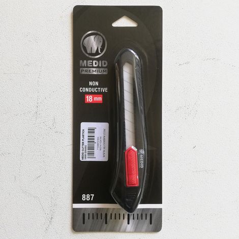 Medid coltello cutter taglierino professionale 18mm in abs lama in ceramica (1/2)