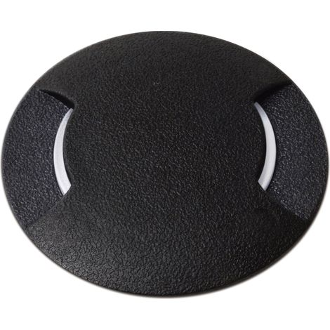 Foco empotrable de suelo 2 emisión BELGRADO-12 doble emisión GX53 3 W 405/410/410 lm 3000 K/4000 K/6500 K CRI80 IP67 Negro (1/2)