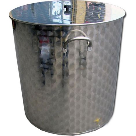 Bollitore 150 litri Inox AISI 304 con Manici