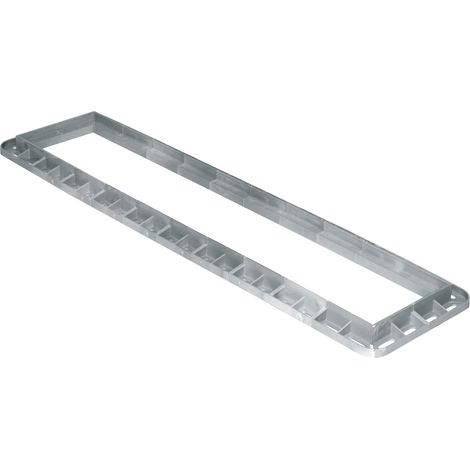 Cadre renforcé MULTIGRIL - gris - 200 x 1000 mm - First Plast (1/3)