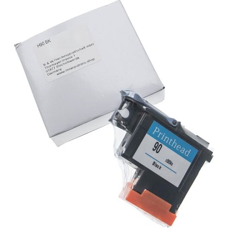 vhbw Printhead compatible with HP DesignJet 4500mfp, 4000ps, 4500, 4000, 4500ps Printerblack 6 cm Wide Refurbished