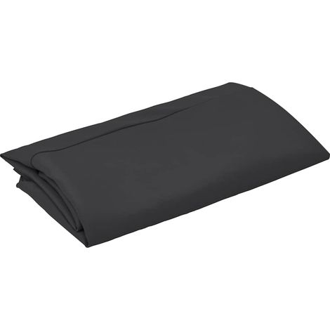 Tissu de remplacement pour parasol déporté, Robuste de Qualité, Noir 350 cm OIB2819E (1/4)