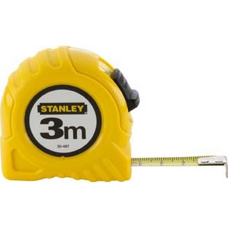 Metro cinta de bolsillo, caja plástico, Largo : 3 m, Ancho : del cinta 12,7 mm