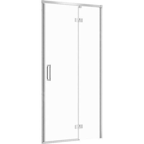 Cersanit Larga - Porte de douche 100x195 cm, droite, chrome/verre clair S932-117 (1/2)