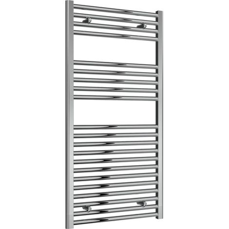 Reina Diva Chrome Electric Towel Rail 1200mm High x 600mm Wide (Standard Element) (1/5)