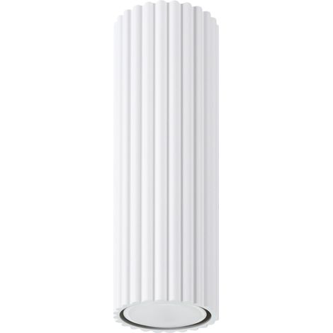Lámpara de techo Karbon blanco aluminio 1xGU10 6.5cm Sollux