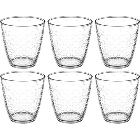 Lot de 6 Verres Bas "Rome'Eau" 25cl Transparent