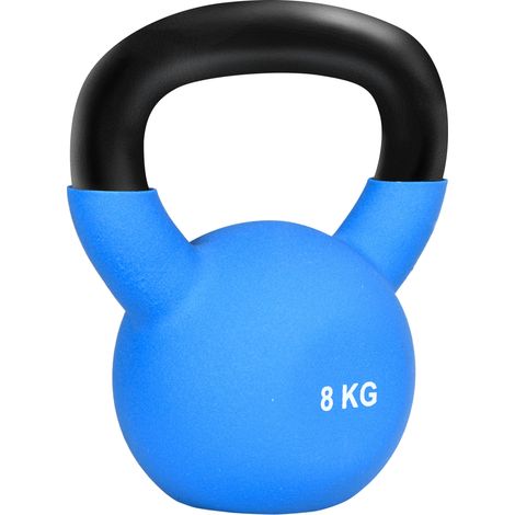 8kg Soft Kettlebell with Non-Slip Handle for Home Gym Strength Training and Weight Lifting, Blue Color (1/5)