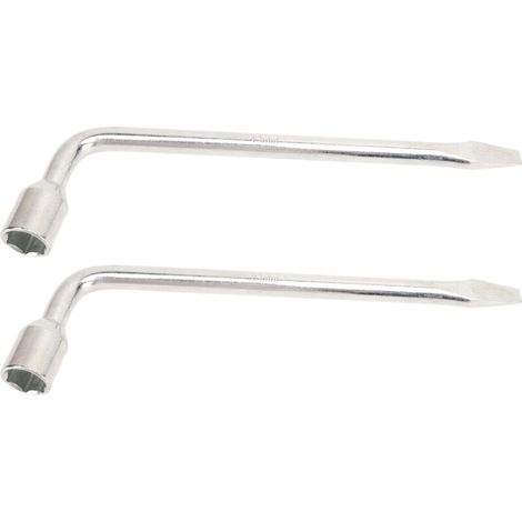 Chiave per dadi pneumatici auto FOREHILL, utensile manuale esagonale a forma di L per la riparazione di auto per la manutenzione del veicolo e la rimozione di dadi esagonali