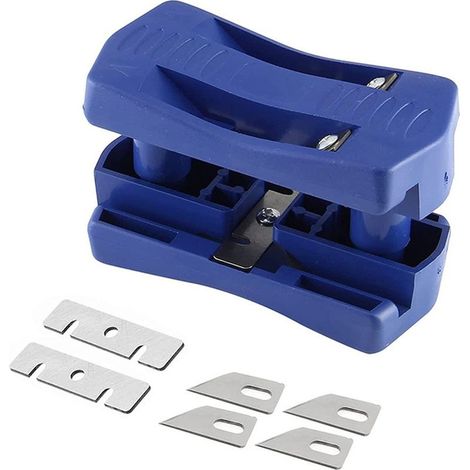 Coupe-bande de Chant, Coupe-bordure en stratifié, Mini Plastique PVC contreplaqué Bois, Coupe-bande de Chant Manuel, Machine de Découpage de Bandes de Bois, Outil Accessoire de (1/5)