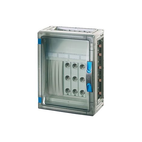 Tableau électrique hensel enystar porte transparente verrouillable