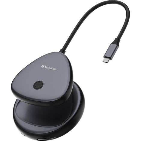 Verbatim USB-C-Wireless-Display-Adapter 4K mit Hub WDA-02 (1/5)