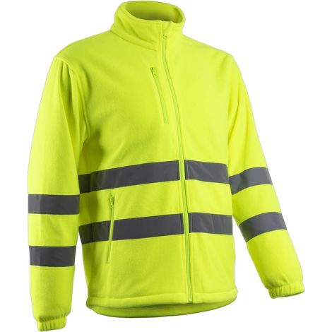 Giacca in pile alta visibilità Coverguard Ritto - L - Giallo (1/2)