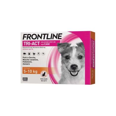 FRONTLINE TRIACT SPOTON PER CANI S  in confezione da 3 pipette    FRONTLINE