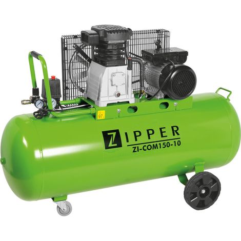 Compresor con correas 230v 150L ZIPPER zi-com150-10