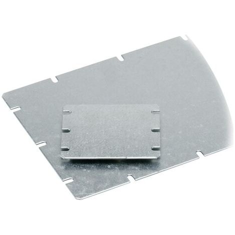 Plaque de montage Fibox 5514078 (L x l) 148 mm x 98 mm Tôle d'acier gris clair 1 pc(s) S54403 (1/3)