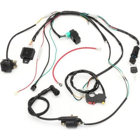Complet électrique de démarrage du moteur Câblage 110 Loom 125cc Quad Bike VTT Buggy ZHM706080021909 (1/4)