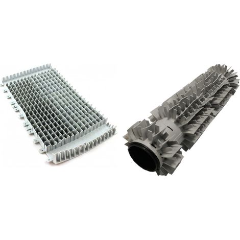 Spazzola Lunga PVC Combinata per Anelli Wonder Robot Piscina Maytronics Dolphin Oasis 40 / PS 40 / Master M4 / X Force 20 / Cosmos 20 / Urus 400 / Kaptur 150 / Zefiro SF 40 / F 40 / Explorer / Supreme (1/3)