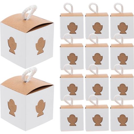 50 adorables boîtes à bonbons de mariage, boîtes en papier pour cadeaux d'invités, contenants à bonbons portables-10.04x6.9cm (1/3)
