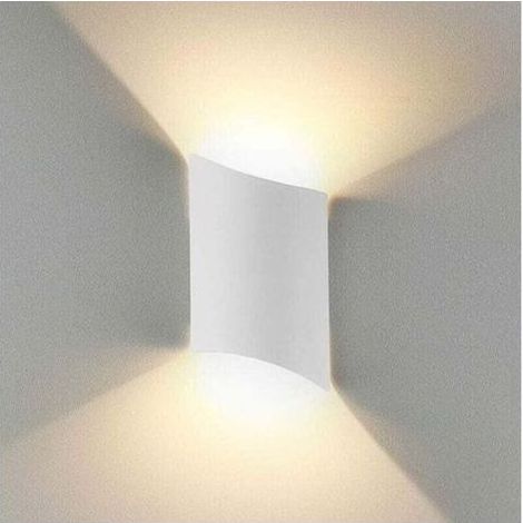 16W Applique Murale LED Intérieur Extérieur Huat en bas Applique Murale LED Moderne Blanc Chaud Étanche IP65 Intérieur Aluminium Appliques Murales pour Salon Escalier Couloir Chambre Jardin (1/4)