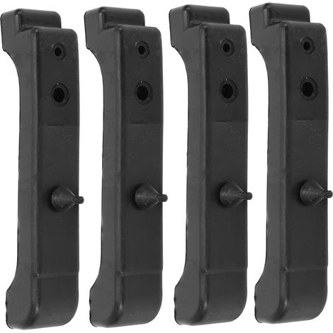 Lot de 4 cales de fixation en caoutchouc pour radiateur 4 rangées 4012 326 682S compatible Chevelle Impala Camaro (1/5)