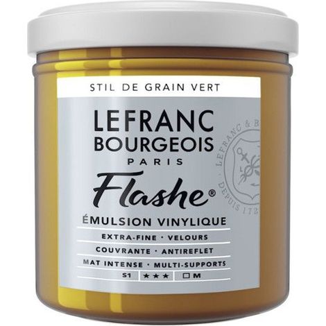 Peinture vinylique - Flashe - Stil de Grain vert - 730 - Lefranc Bourgeois - 125ml