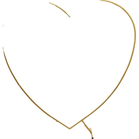 Scarpiera, design a forma di cuore, struttura resistente, media, oro (1/2)