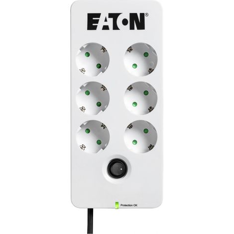 Eaton Protection Box 6 DIN multiprise noir et blanc (1/4)