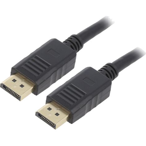 Cable DisplayPort 1.2 male des deux cotes 1.8m noir