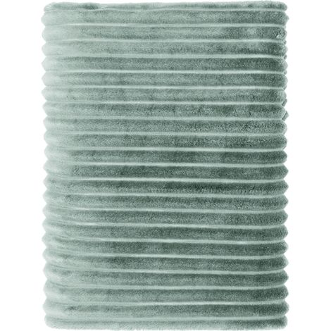 Plaid polaire cocooning 150x200 céladon