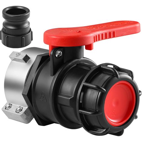 Adaptateur à robinet à boisseau sphérique pour cuve IBC (GRV) de 75 mm — Connecteur de remplacement à filetage grossier de 2,95 pouces