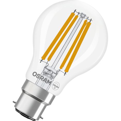 OSRAM Lampe LED  Superstar Classic A100 11 W 865, lumière du jour 6 500 K, B22d, transparente, 1 521 lm, 15 000 h, intensité variable