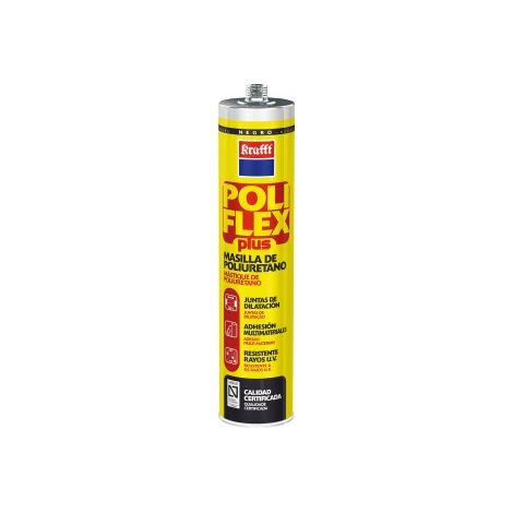 Schwarzes Polyurethan-Dichtmittel 50033 Poliflex Krafft