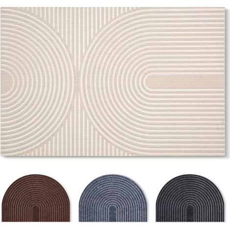Paillasson 60 x 90 cm, antidérapant, lavable en machine, pour l'intérieur et l'extérieur, imperméable, pour l'entrée, le couloir, la porte d'entrée (1/5)