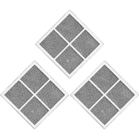 Lot de 3 filtres à air de rechange pour réfrigérateur électrique Kenmore LG LT120F (1/5)