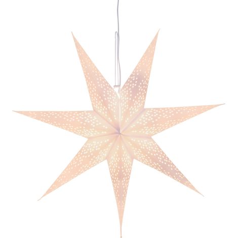 Étoile en papier avec un motif ajouré, 75 cm, à 7 branches. (1/4)