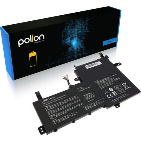 Batteria per laptop ASUS B31N1842 V5050E S5500F V5100E M5100U V531F da 3600 mAh