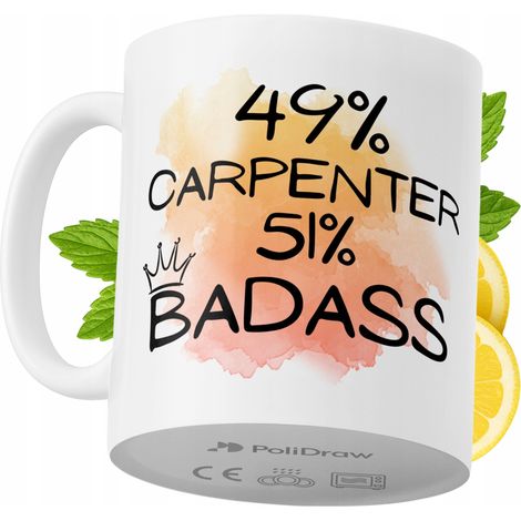 Lustiger Becher für Schreiner – Kaffee- oder Teebecher mit witzigem Textdesign – ideal für Geburtstage, Namenstage, Feiertage und besondere Anlässe. Hochwertiger Becher für Zuhause, Büro und Arbeit. F