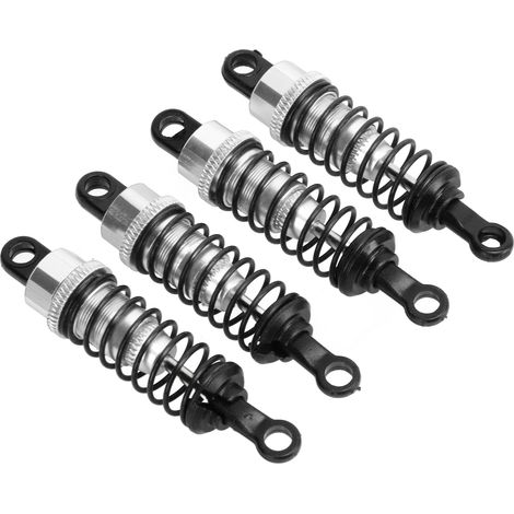 Satz mit 4 64-mm-Metallstoßdämpfern mit Montagehalterung für WPL RC-Ersatzteile (silber) (1/5)
