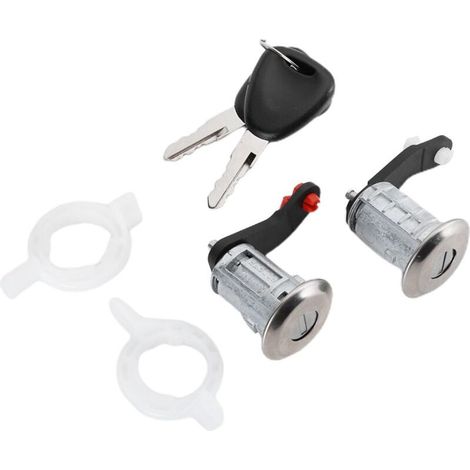 Cylindre de Serrure de Porte Gauche Droite avec 2 Clés pour Renault Master 1998-2016 (1/4)