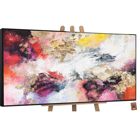Gemälde Heller Garten Rahmen Schwarz 160x80 cm (1/5)