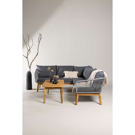 Chania ensemble de salon 2 parties gris,naturel. (1/5)