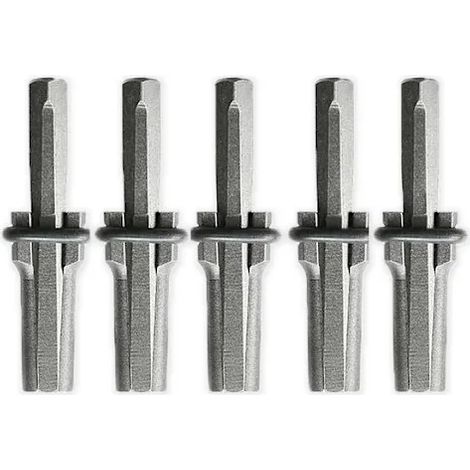 Set mit 5 16-mm-Spaltkeilen/Steinkeilen. Geeignet zum Spalten von Gestein – WELLNGS Keile. (1/5)