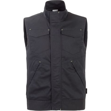 gilet de travail PLANAM Stretchline noir Taille S (1/2)