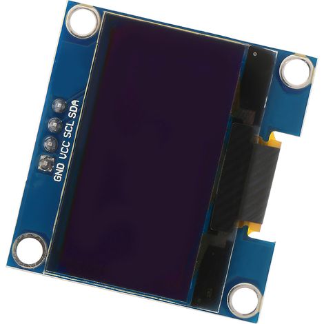 Écran OLED 1,3 pouces 128x64 pixels, module d'affichage blanc, communication I2C IIC, 1 pièce (1/5)
