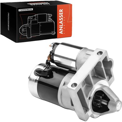 Motorino di avviamento, 1,4 kW, 12 V, 10 denti, 2 fori di montaggio, rotazione oraria (1/5)