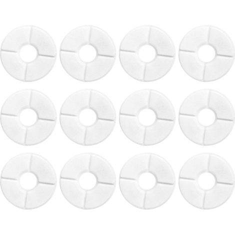 Filtro per fontanella per gatti da 12 pezzi - Carbone attivo - Resina - Ø12,5 cm Compatibile con piscine da 1,6-2,4 litri - Ricambio (1/5)