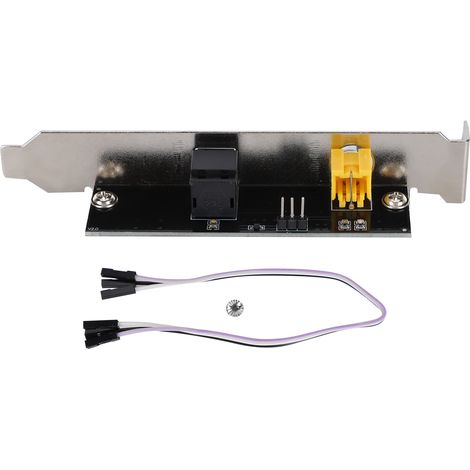 Marhynchus Déflecteur Coaxial à Fibre Optique, Déflecteur Numérique Carte Mère Universelle SPDIF Carte Fille Coaxiale à Fibre Optique Lunette Numérique Or, Nettoyeurs à Ultrasons. (1/5)